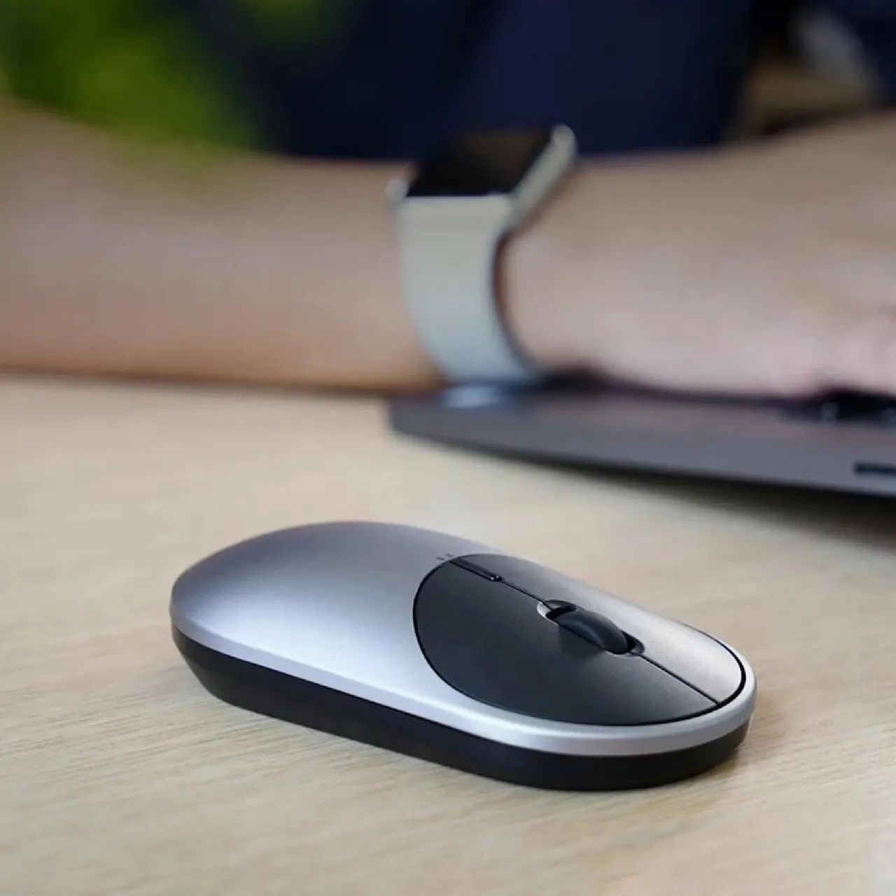 Mouse Xiaomi SEM FIO Bluetooth + Wireless (2.4GHz) - Modelo Portable - Foto 3