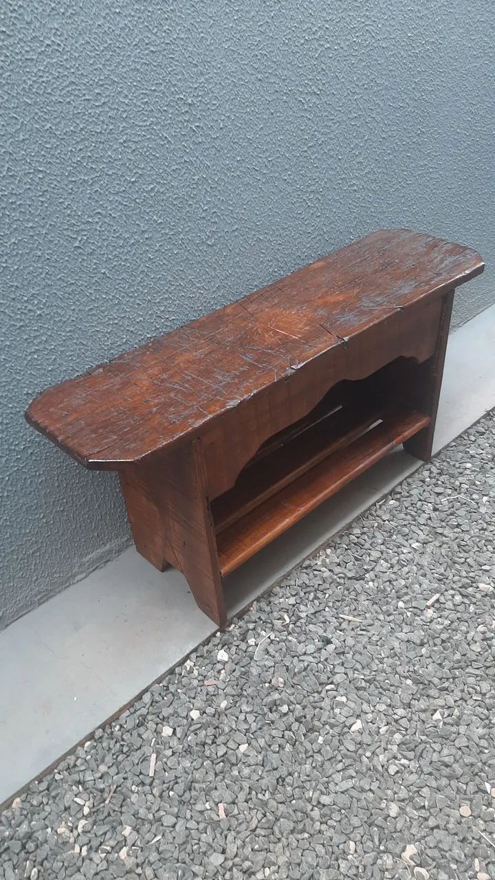 Banco rustico com sapateira - Foto 2