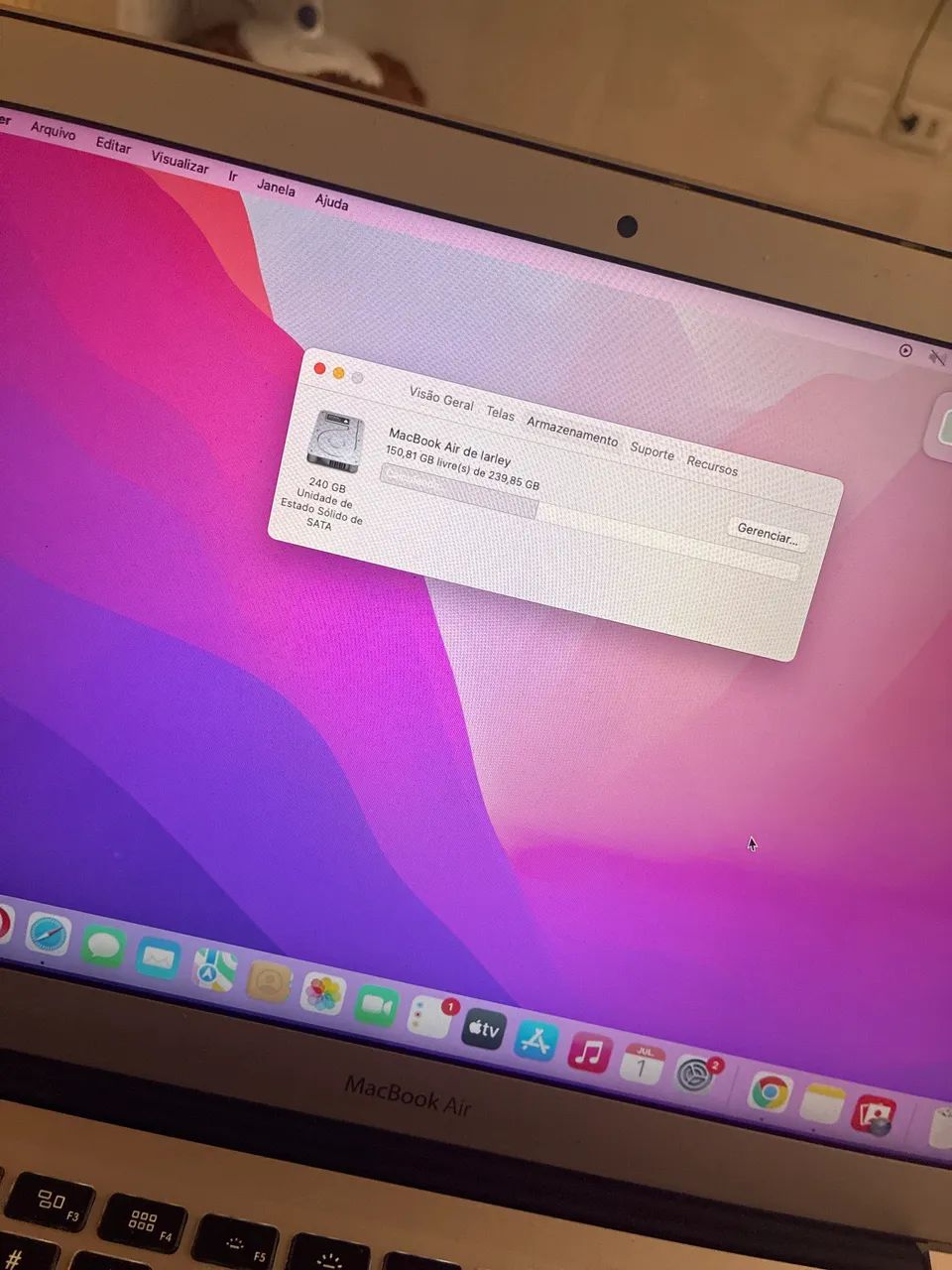 MacBook Air 13 polegadas 256GB - Foto 4