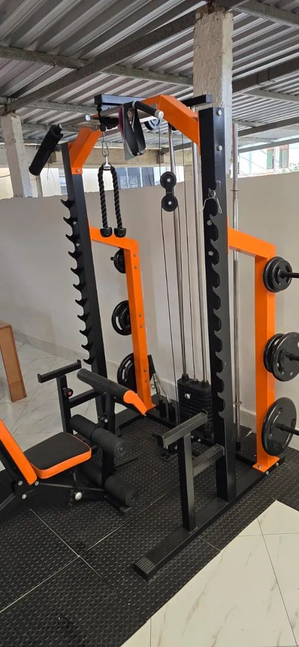 Estação De Musculação Mega Rack Full Com Polia - Foto 3