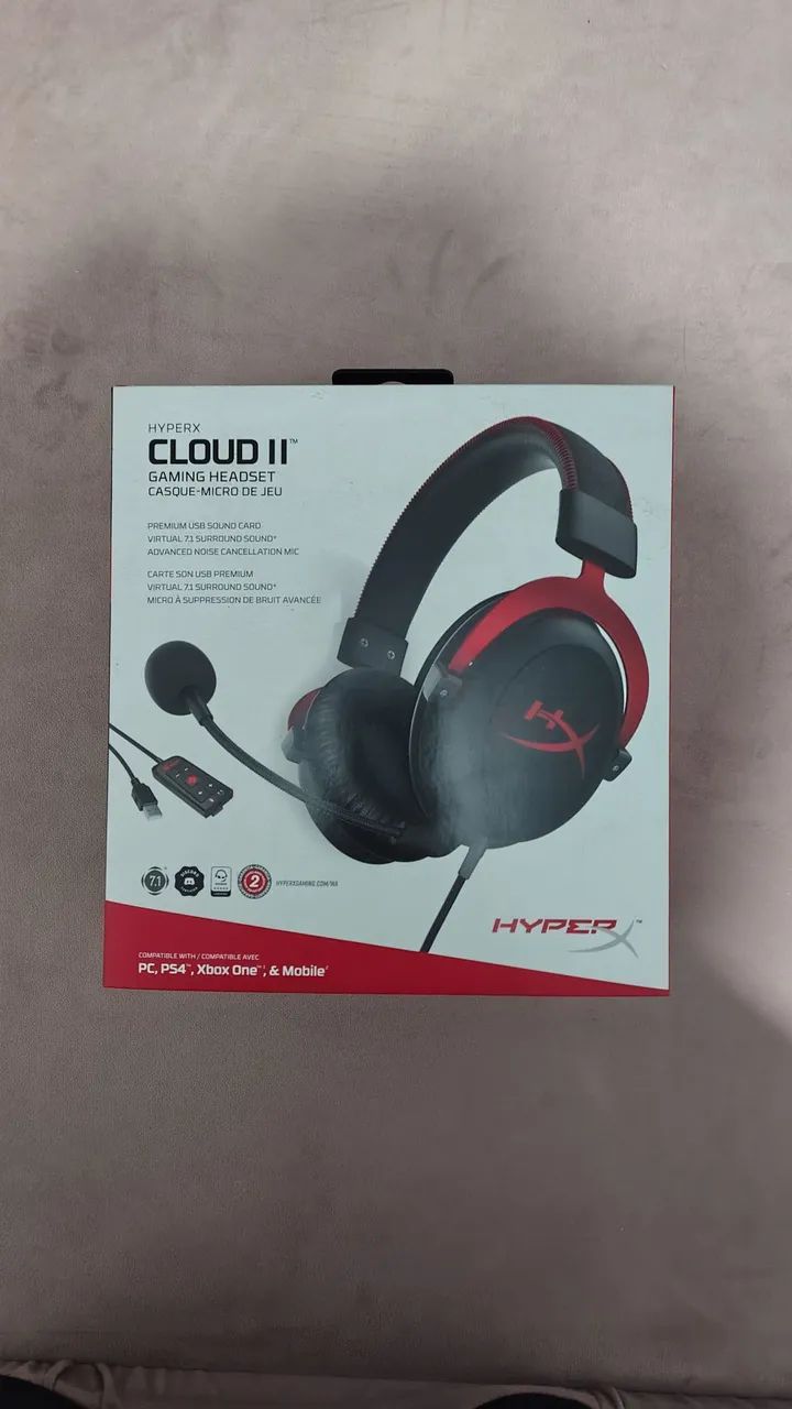 Headset Gamer - Hyperx cloud 2