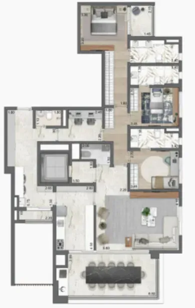 PLANTA 174m²