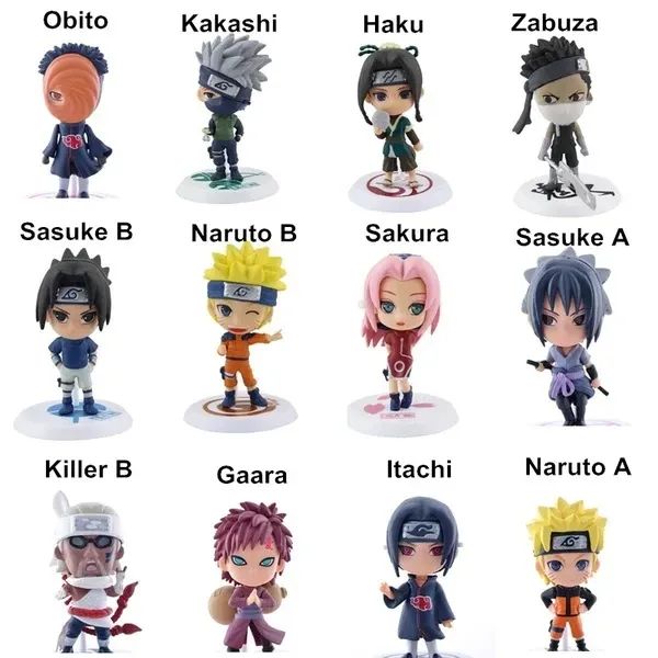? KIT DE BONECOS NARUTO - 12 PERSONAGENS! ? - Foto 5