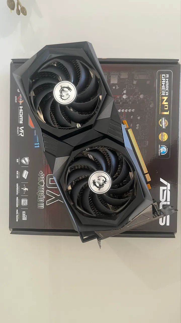 RTX 3050 MSI 8GB Ventus 2X OC GDDR6 Placa de vídeo NVIDIA - Foto 4