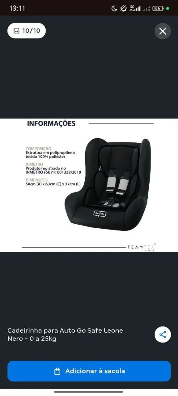 Cadeirinha para carro  - Foto 4
