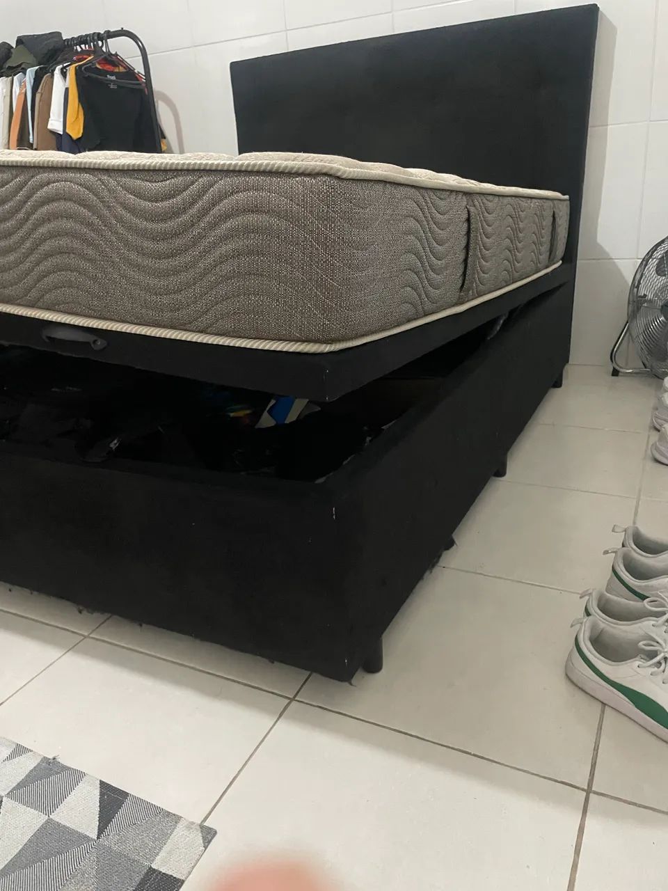 Cama Box casal Baú + cabeceira  - Foto 5