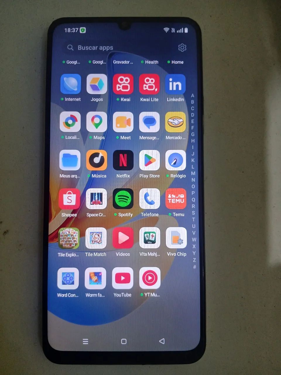 Celular top de linha. ( realme ) s.novo  - Foto 5