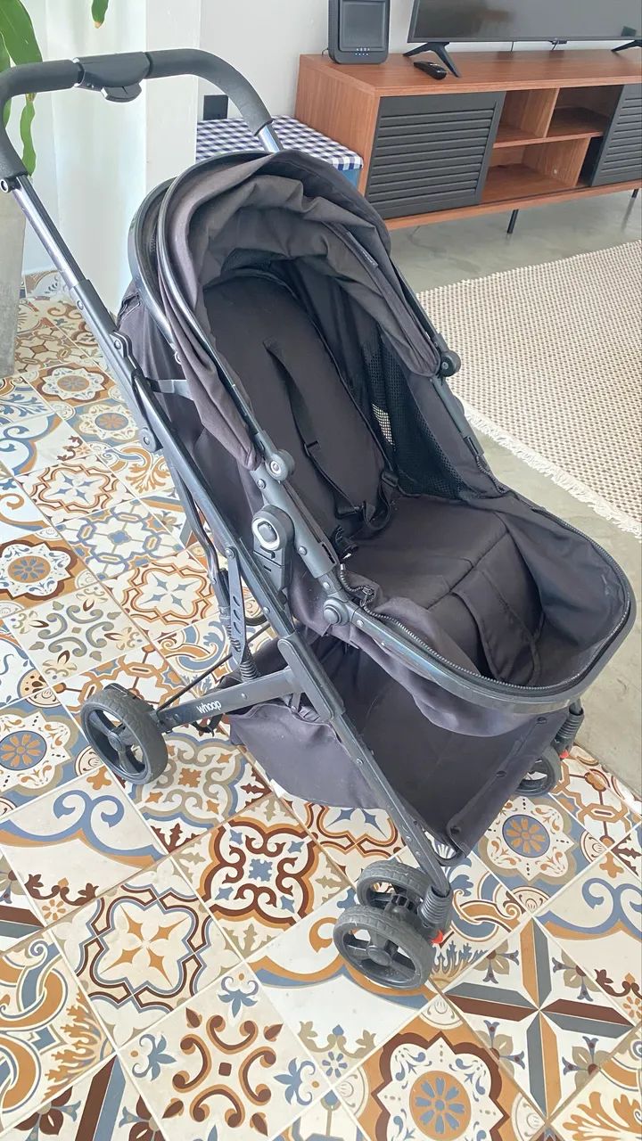Conjunto carrinho de bebê e bebê conforto  - Foto 2
