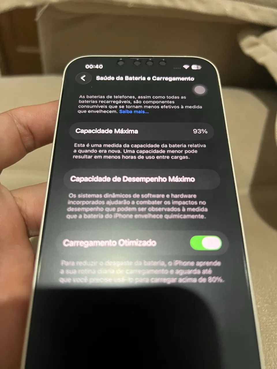 iPhone 13 de 128GB sem marcas de uso, todo original. - Foto 2