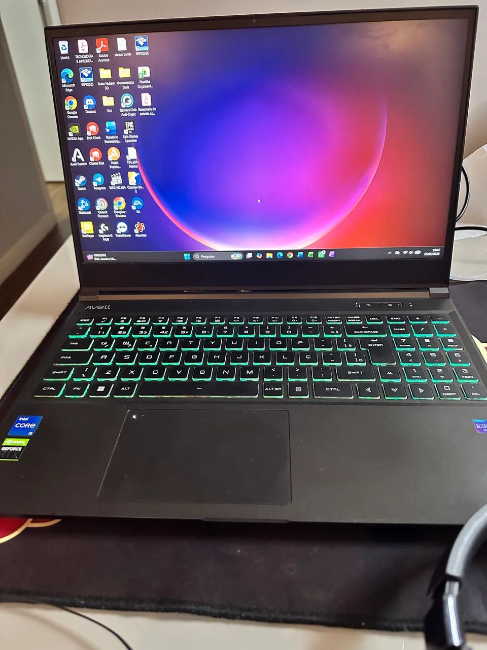 Notebook gamer a52 Avell
