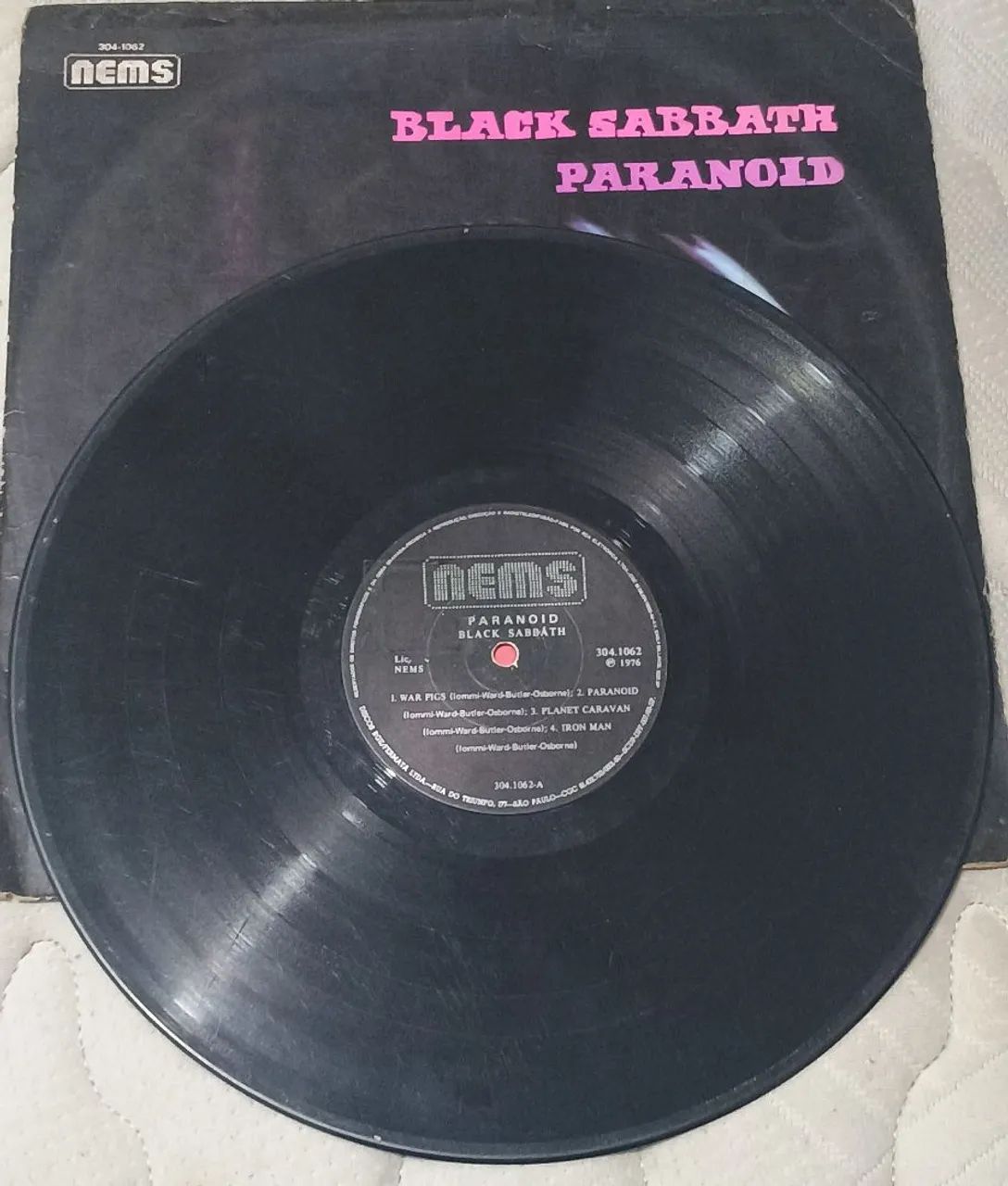 LP Black Sabbath - Paranoid (1976 NEMS) Vinil Original Antigo - Foto 4