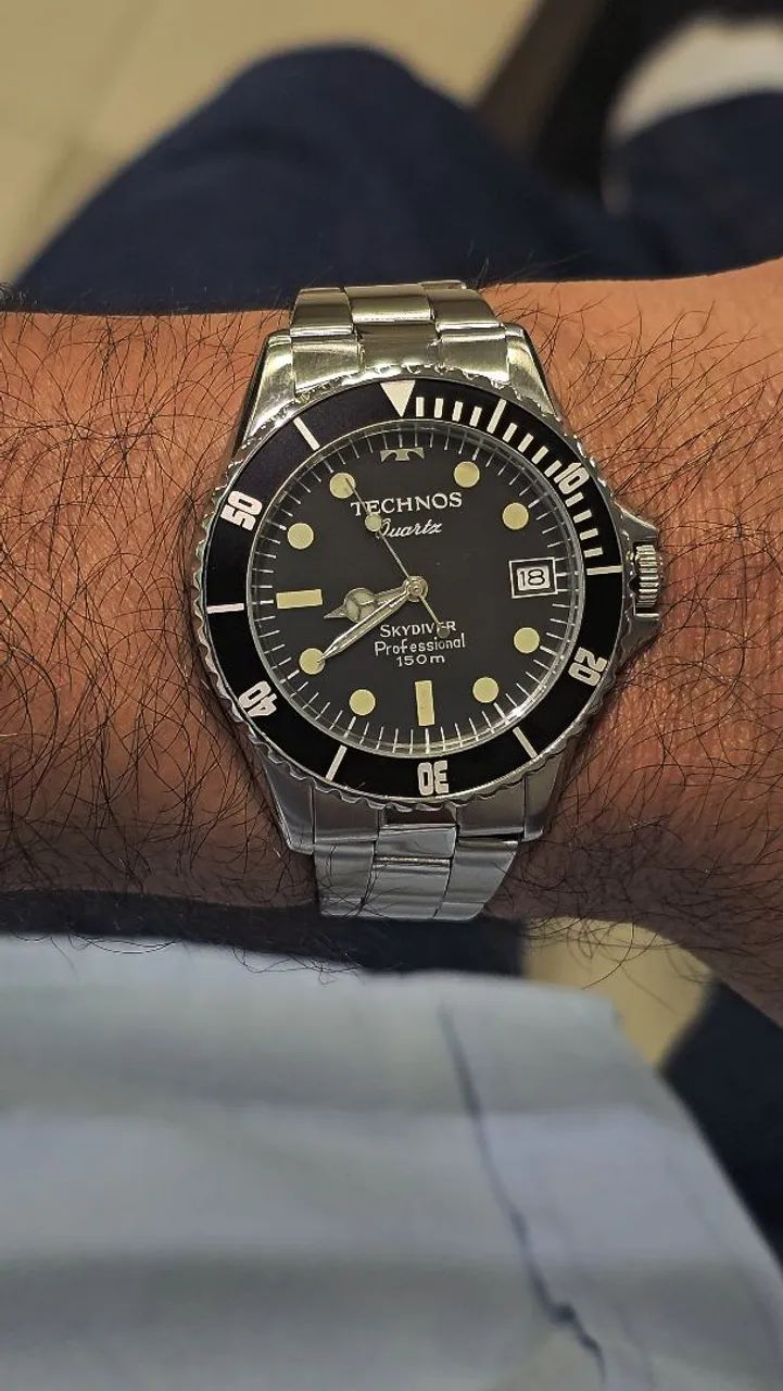 Relógio Technos Skydiver 38mm década de 80 - Foto 3