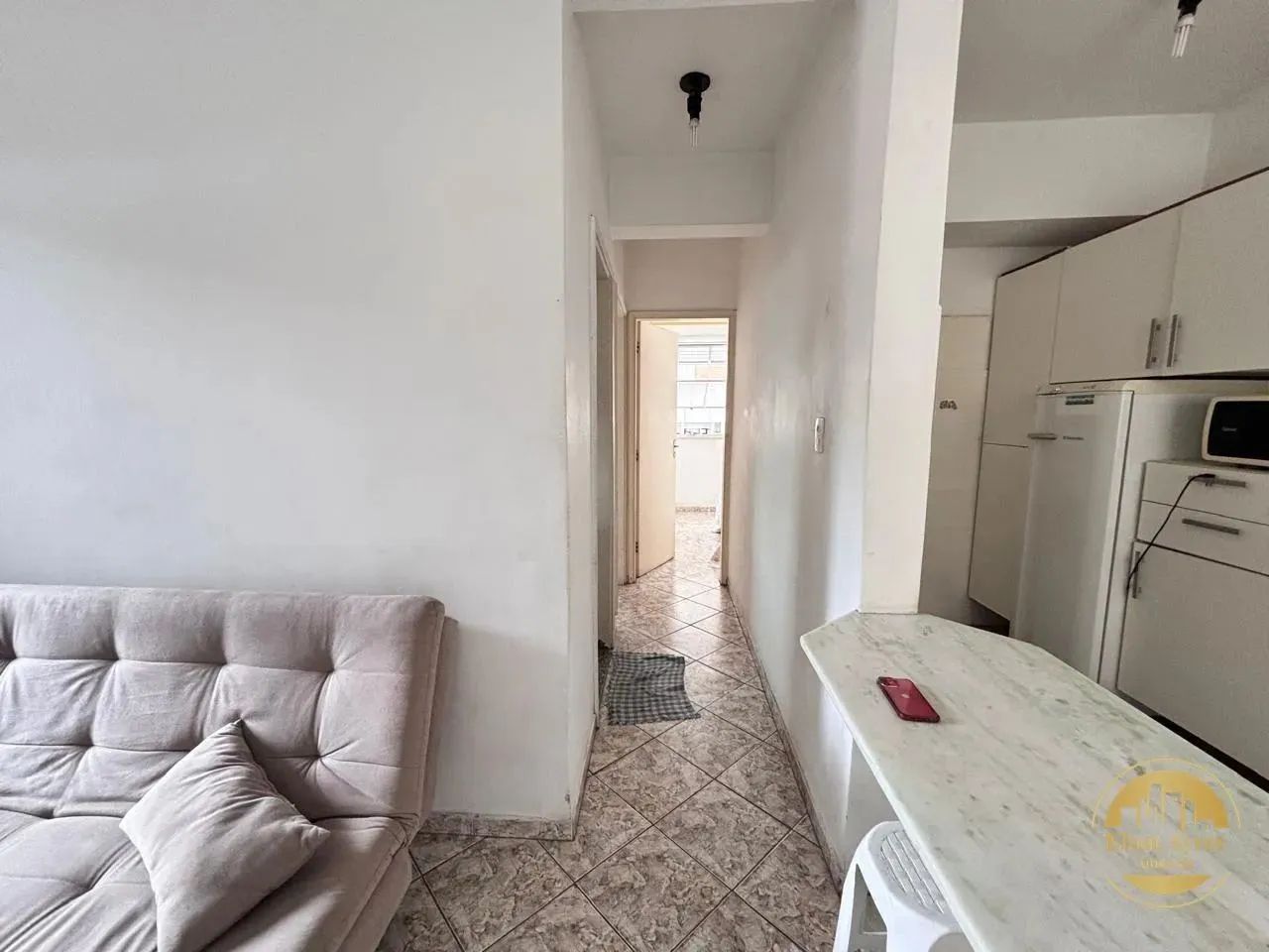 Apartamento 2 dormitórios com sacada e vista Mar em Santos - Foto 3