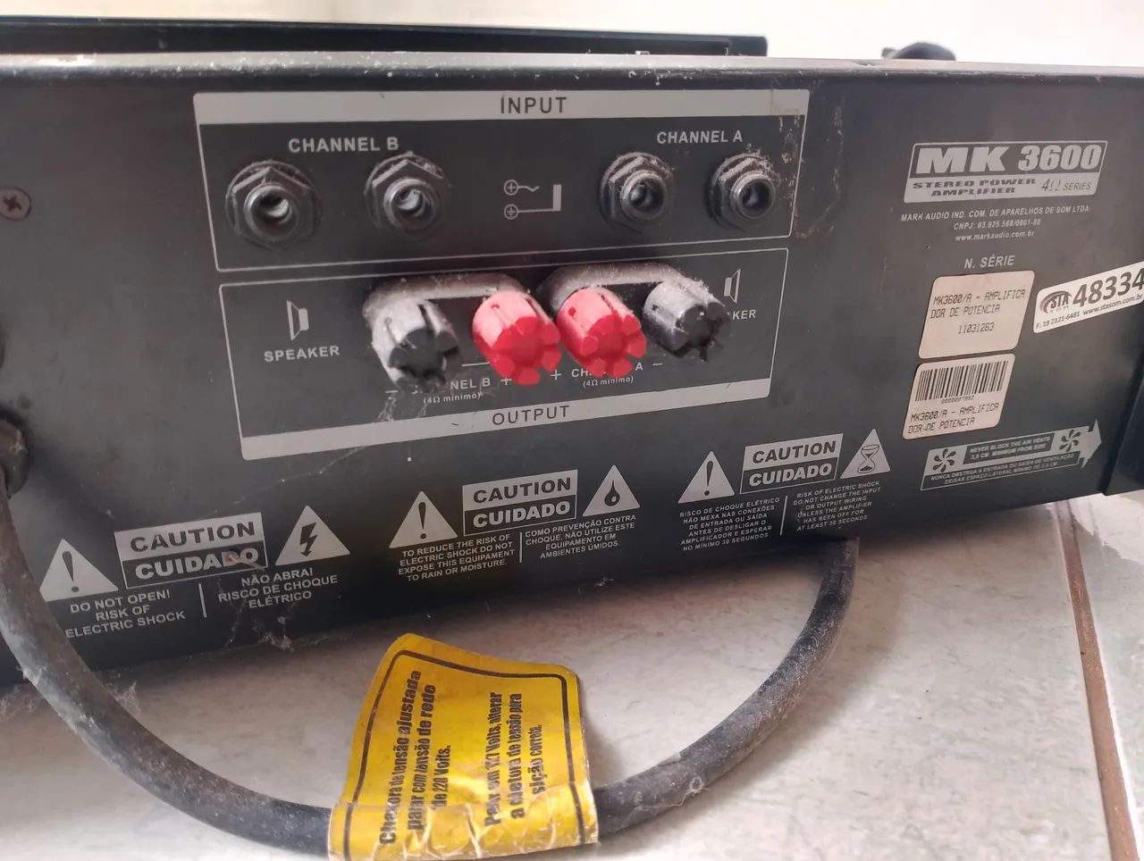 Vendo potência Mk3600