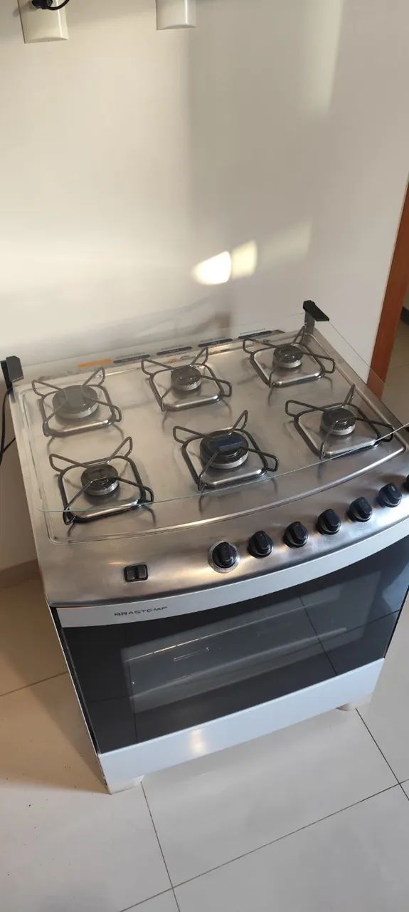 Fogão Brastemp Inox 6 Bocas - Foto 2