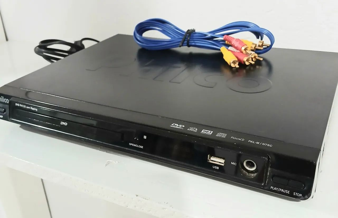 Dvd PHILCO com entrada de USB. Usado.