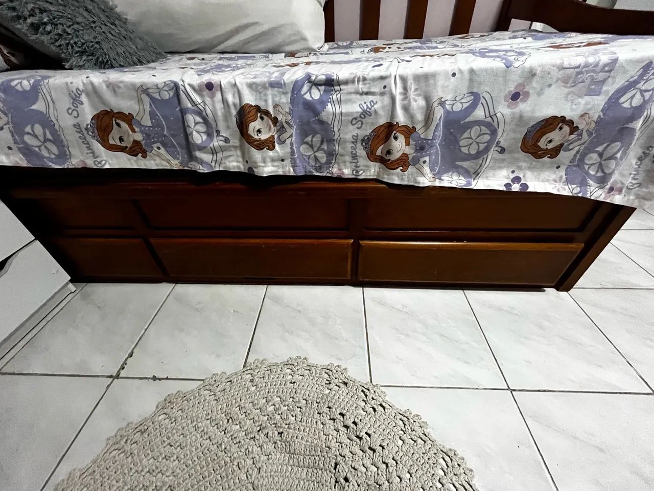 Cama de madeira verdadeira - Foto 4