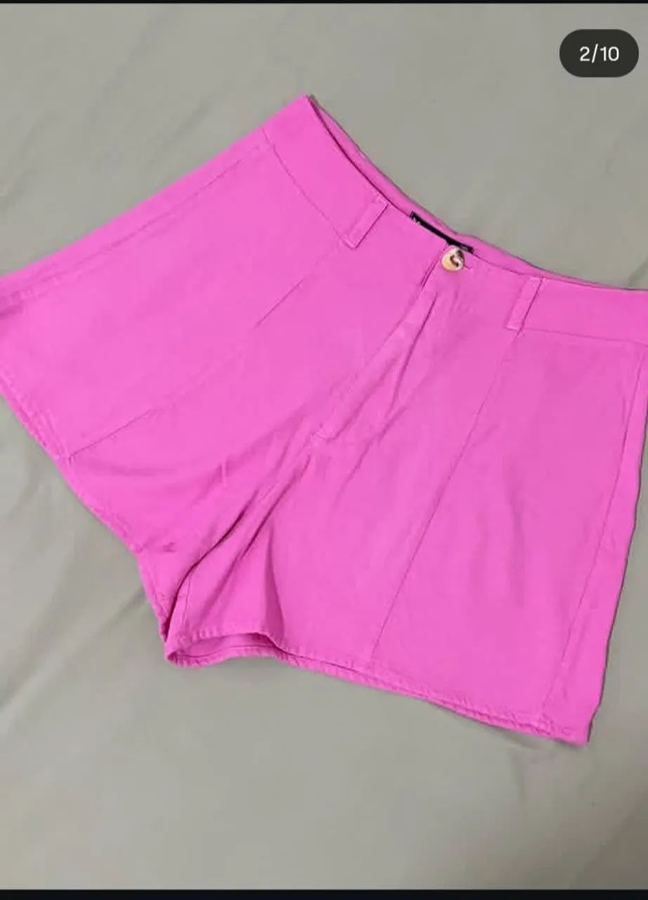 Short Hering Rosa Tamanho 36