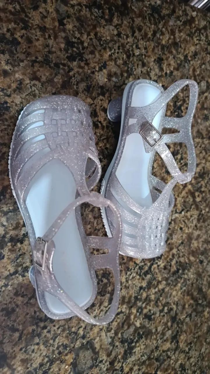 Mini Melissa original com glitter, Num 28 - Foto 2