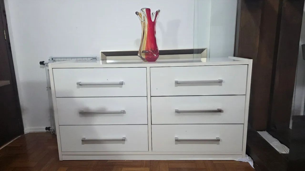 Cômoda mdf branca - Foto 3