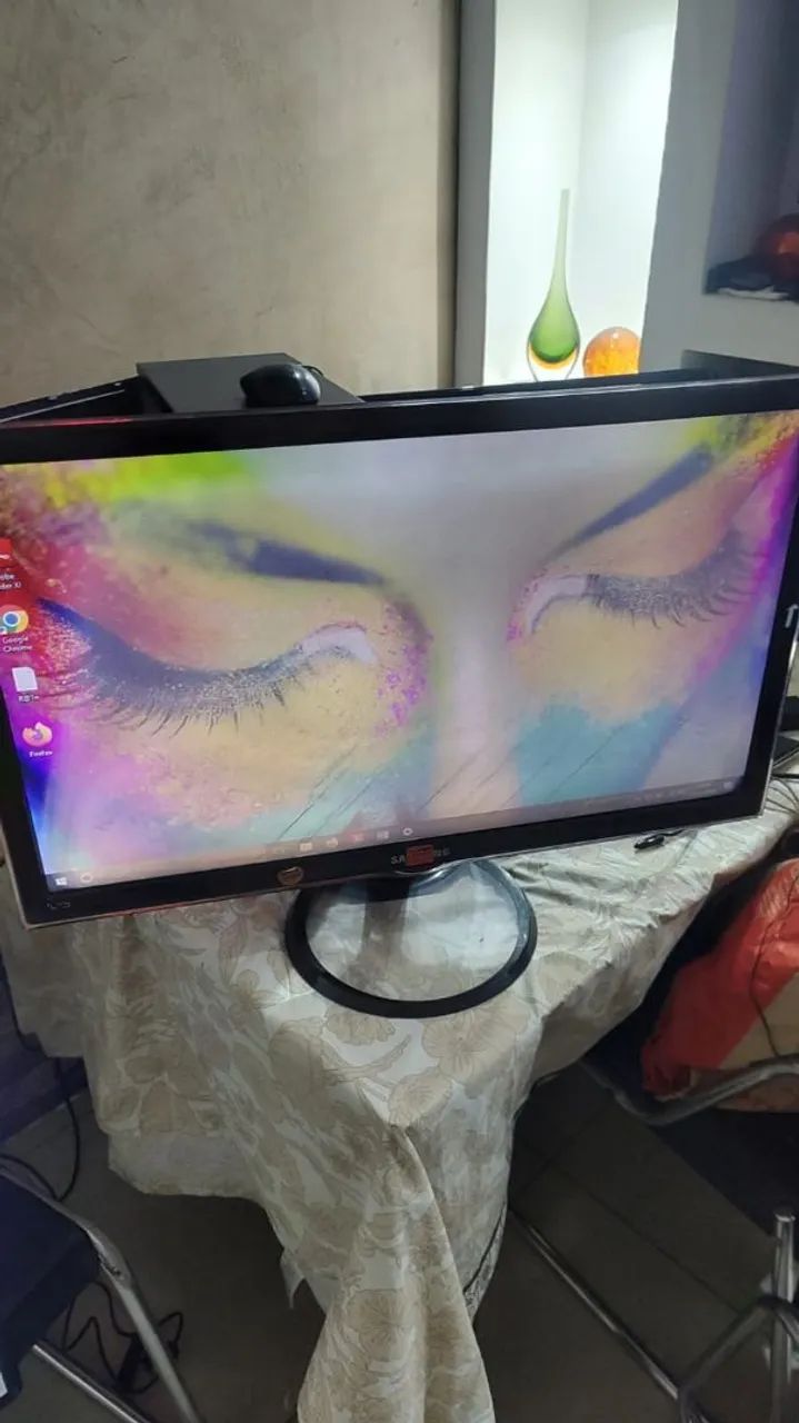 Monitor Led Samsung 27 polegadas com HDMI. Parcelo no cartão sem juros  - Foto 3