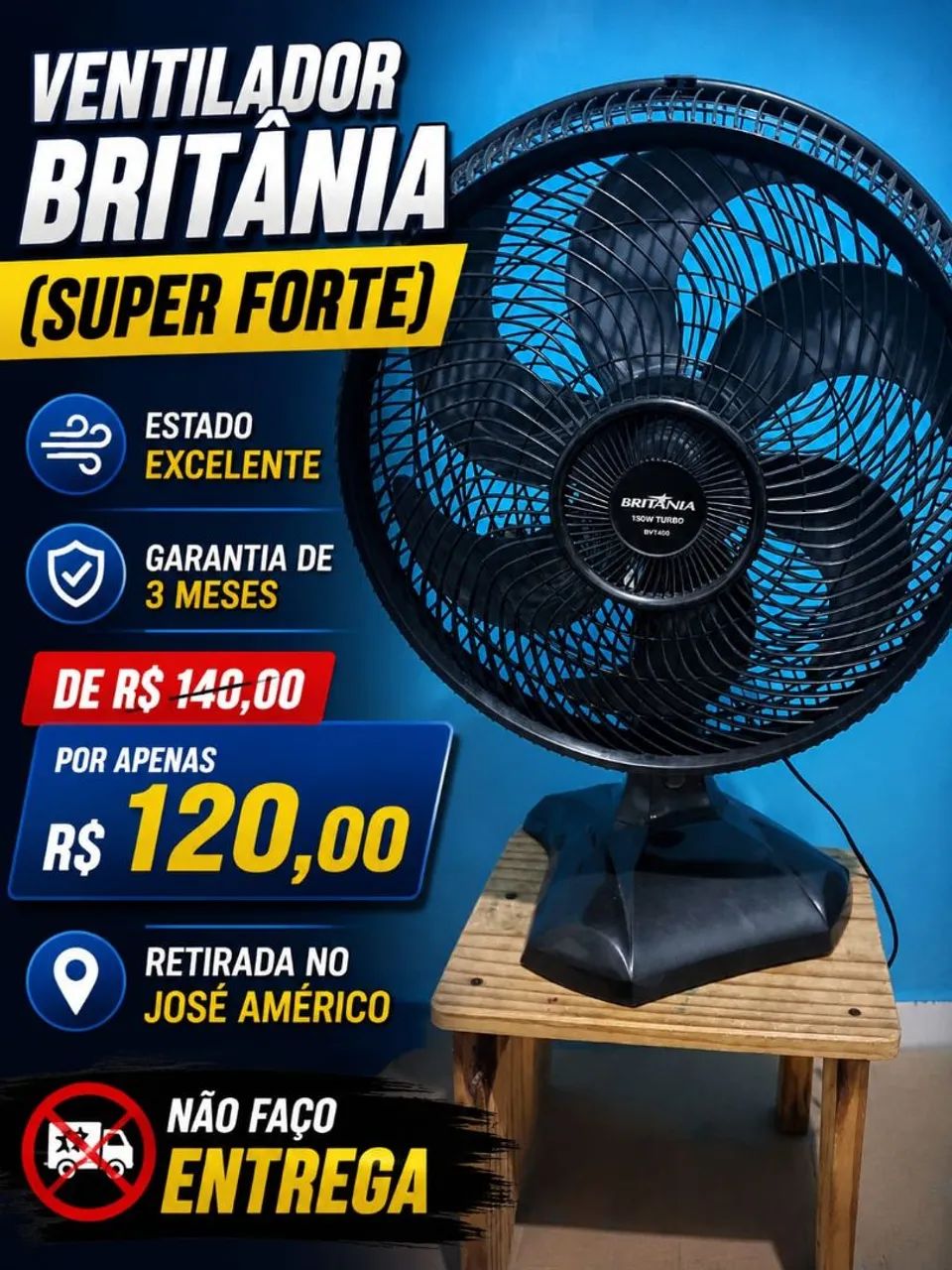 Ventilador Britânia 40 cm - Foto 2