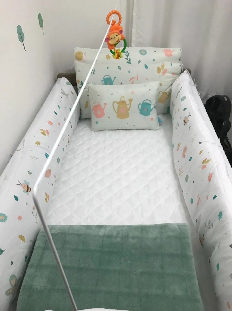 Mini Cama / Berço Estilo Retrô - Foto 5