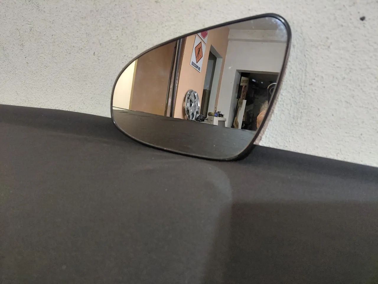 Vidro retrovisor Yaris esquerdo original  - Foto 2