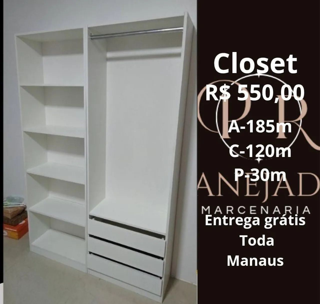 Closets MDF Aparti de R$550 - Foto 4