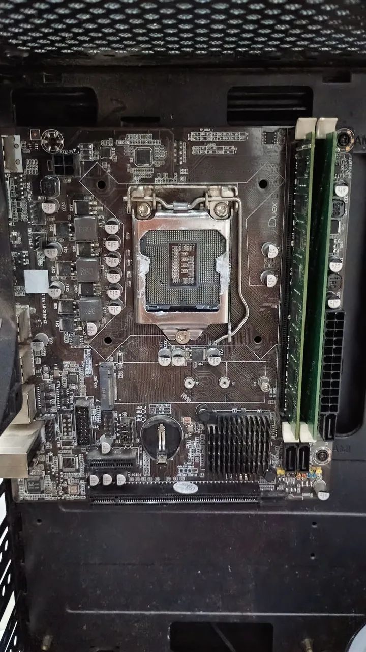 Kit Placa mãe h61+ram+ processador