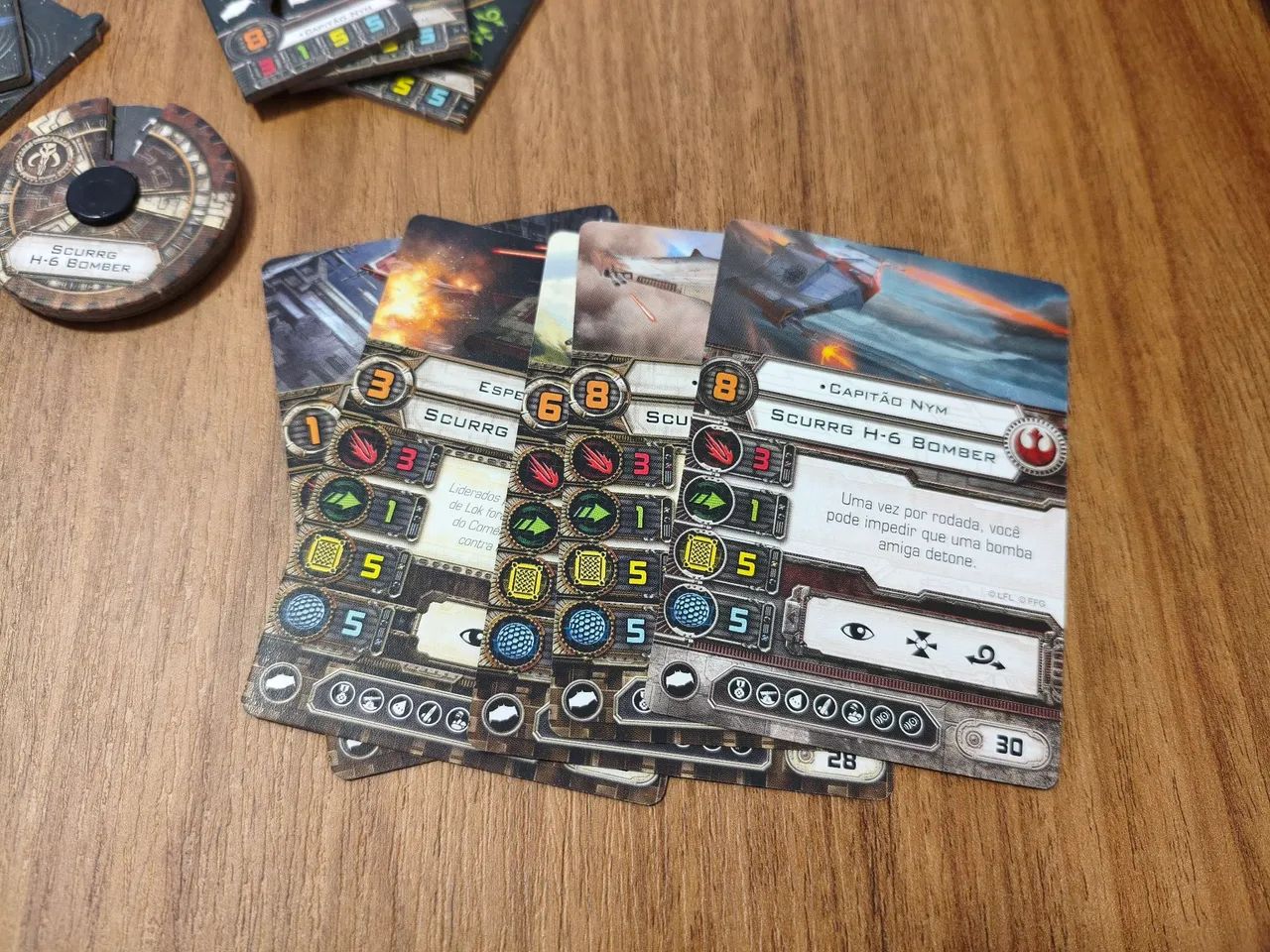 Star Wars: X-Wing Miniatures Game - Scurrg H-6 Bomber Expansion Pack - Foto 4