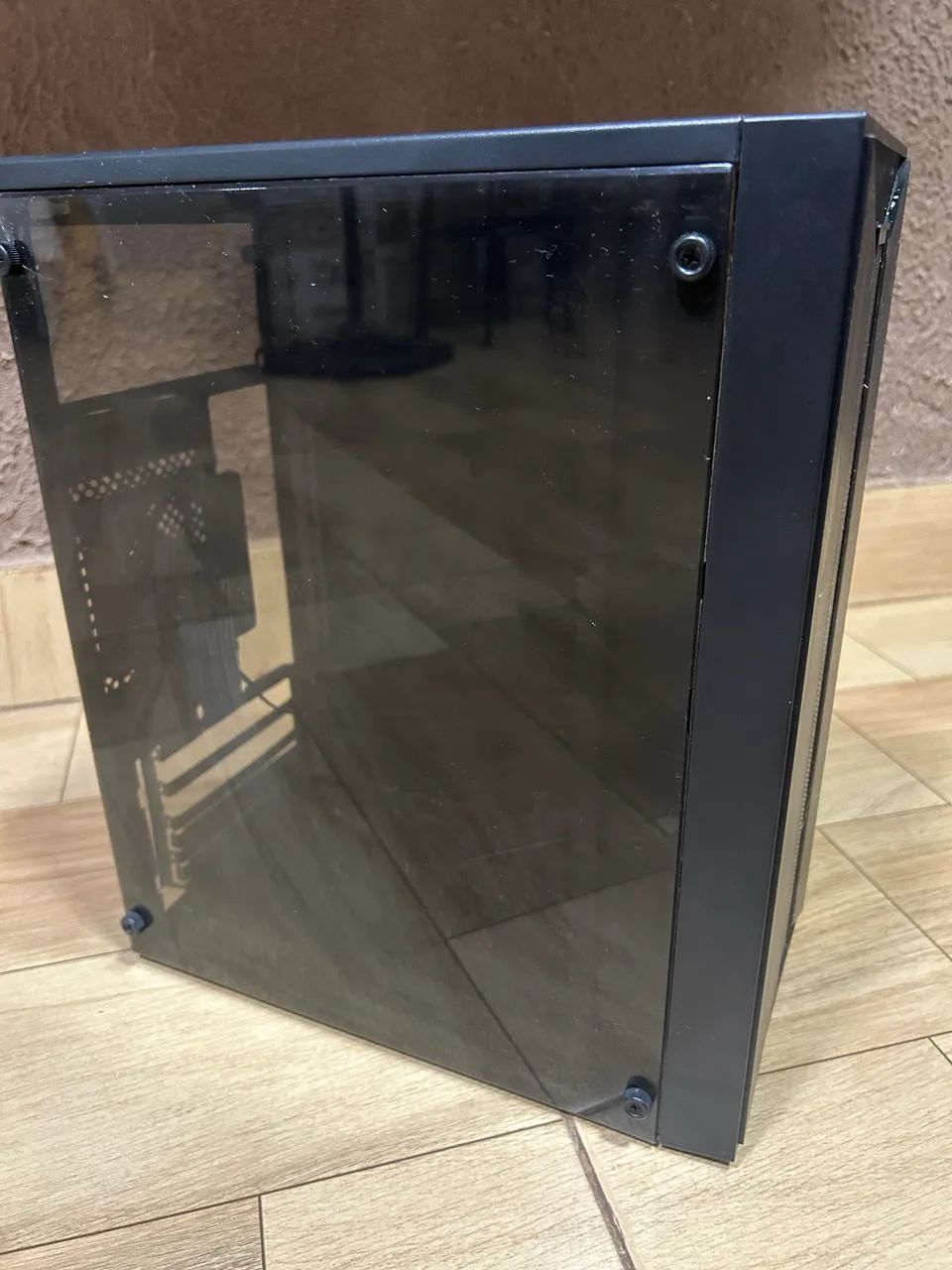 Gabinete Mini-Tower, RGB, Preto com Fan