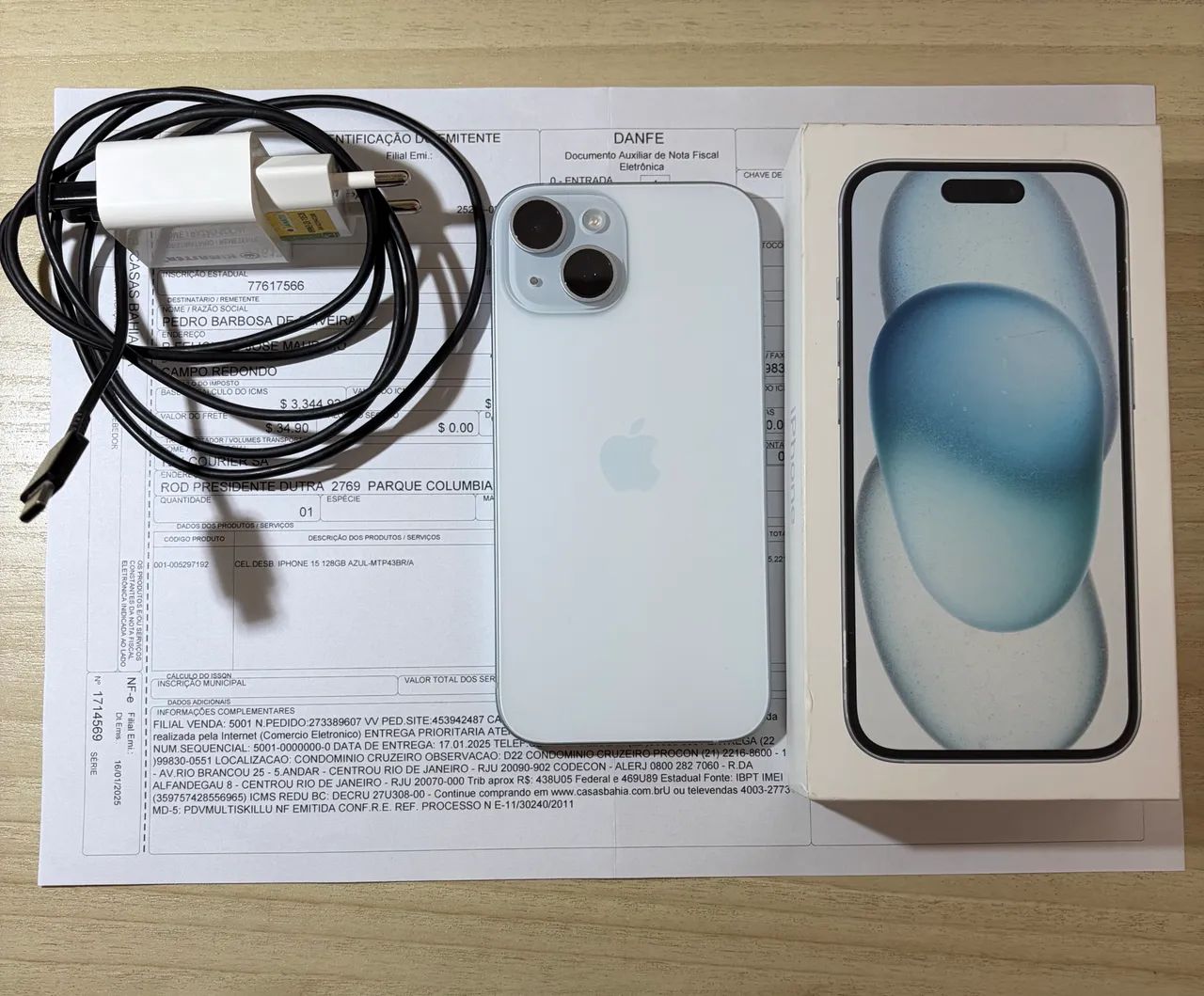 iPhone 15 128gb Azul - Foto 5