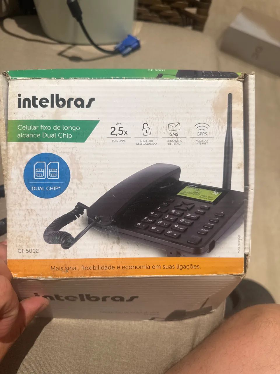 Aparelho celular de longo alcance dual chip Intelbras  - Foto 2