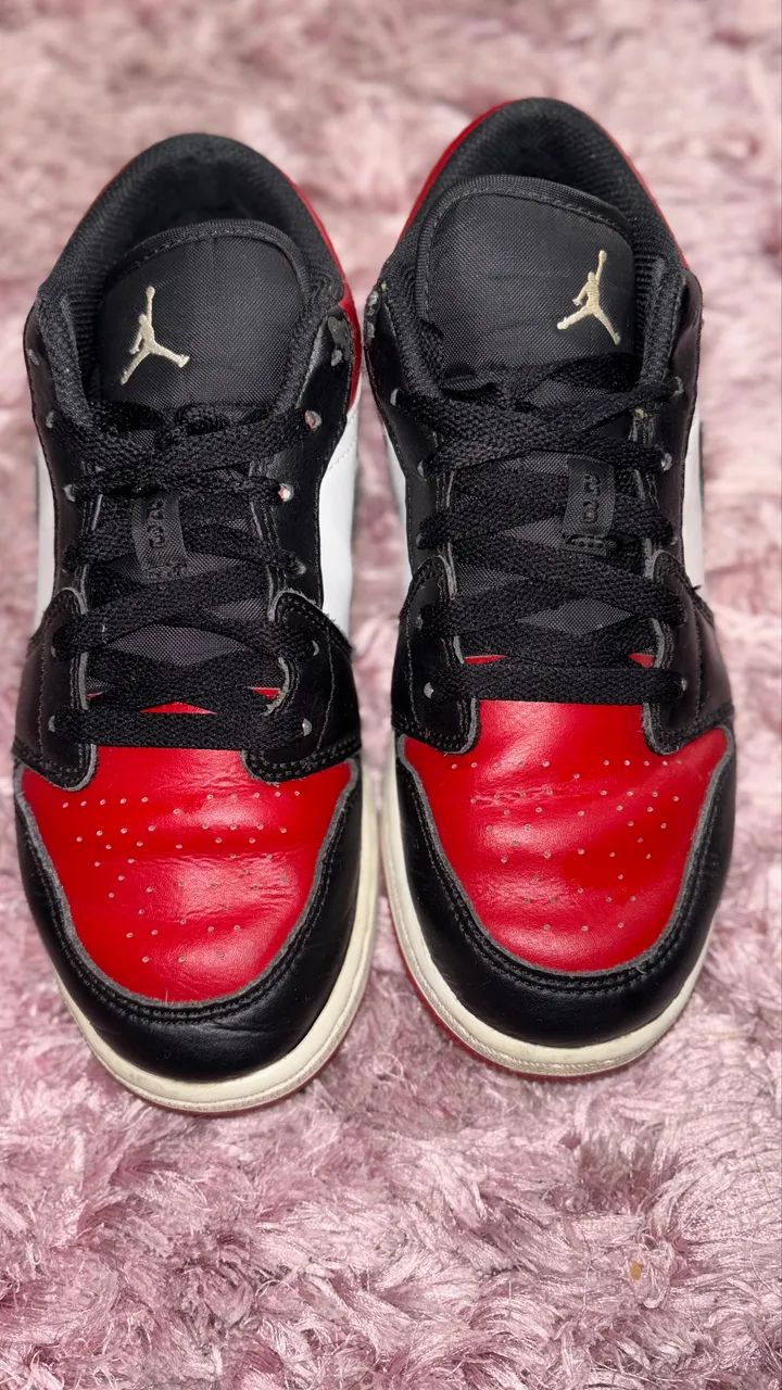 Air Jordan 1 Low Bred Toe Original - Foto 3