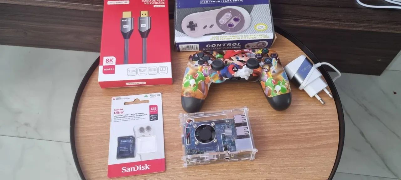Mini PC Raspberry PI3- Completo mais de 45 mil jogos - Foto 2
