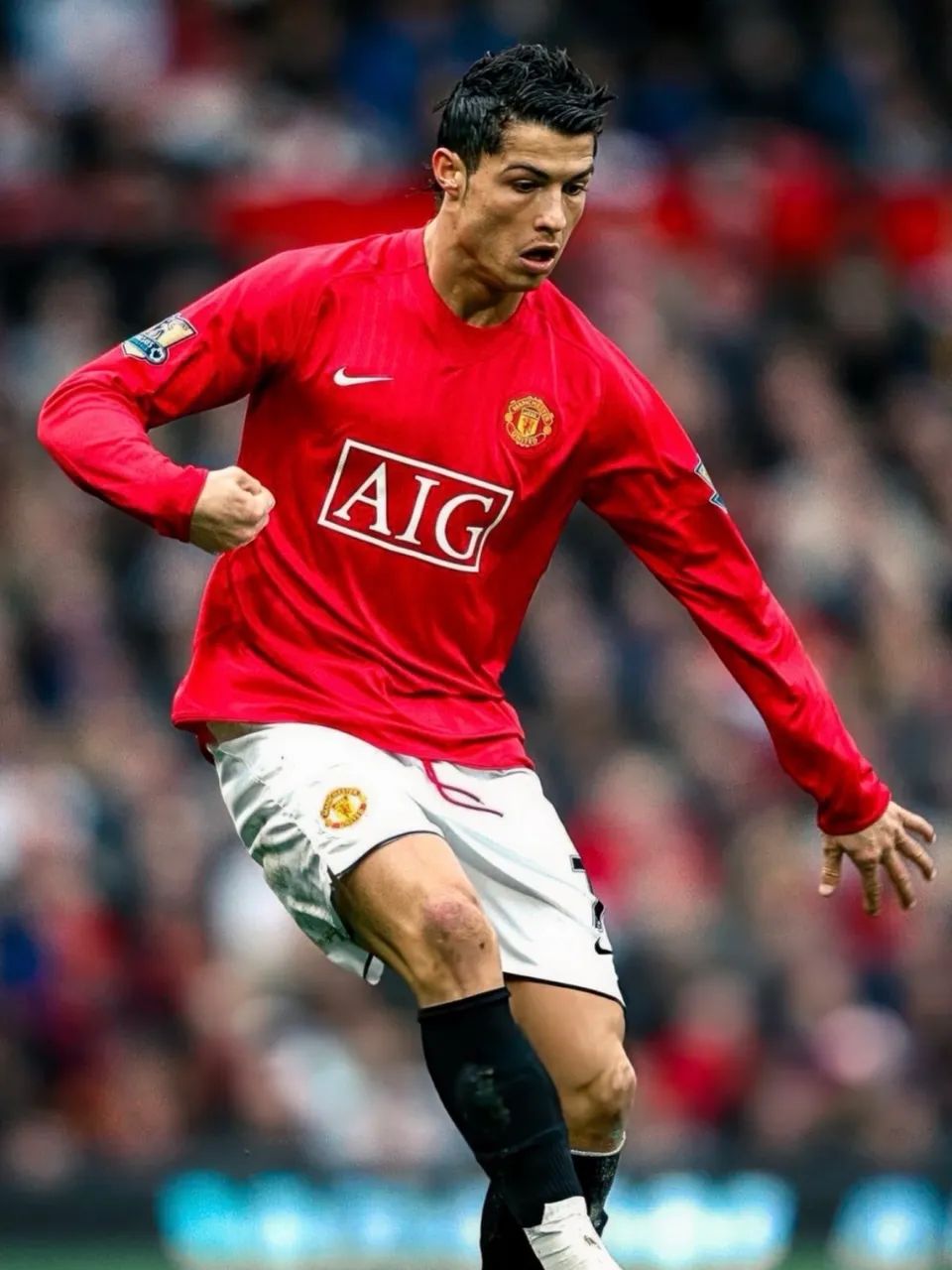 Camisa Manchester United Titular 2007/08 - Manga Comprida - Foto 2