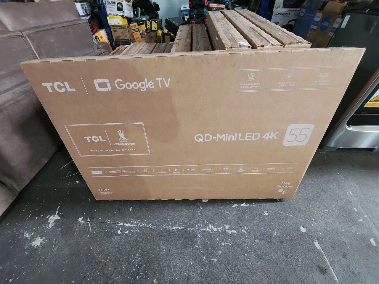 Televisão TCL QD Mini Led 55 Polegadas
