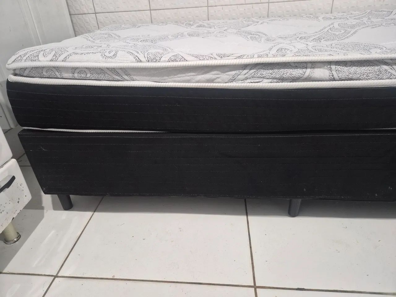 Cama Box Solteiro D33 Bonsono + Pillowtop - Super Conservada - Foto 2