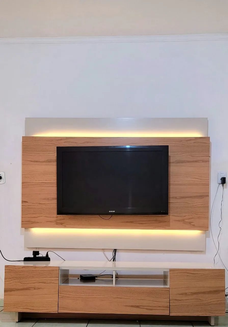 Rack com painel led para TV até 75 polegadas - Foto 2