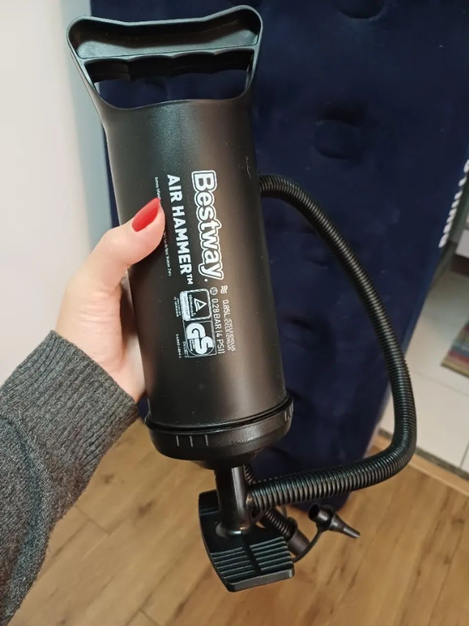 Bomba de ar para colchão inflável