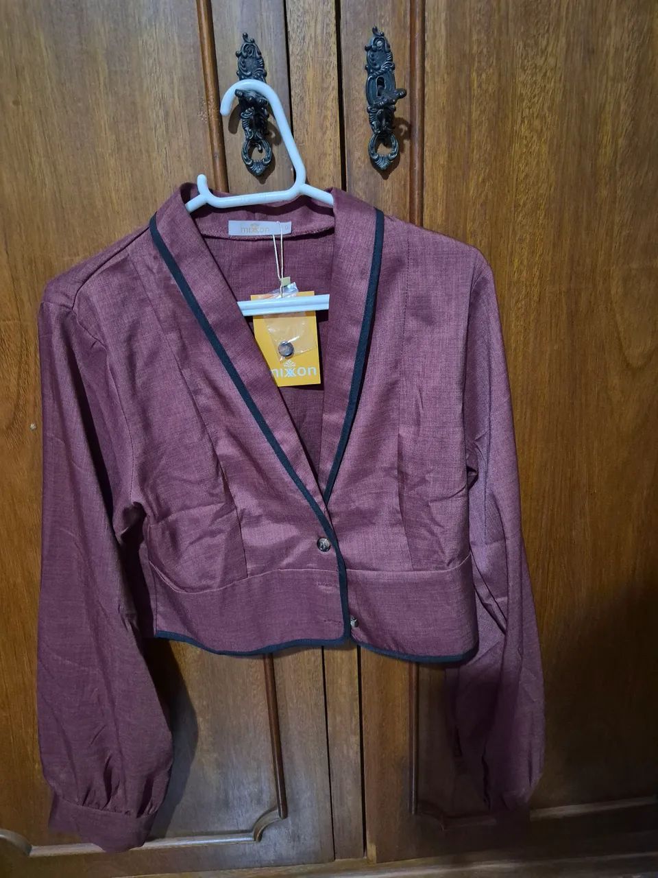 Blusa Alfaiataria Vinho - Foto 3