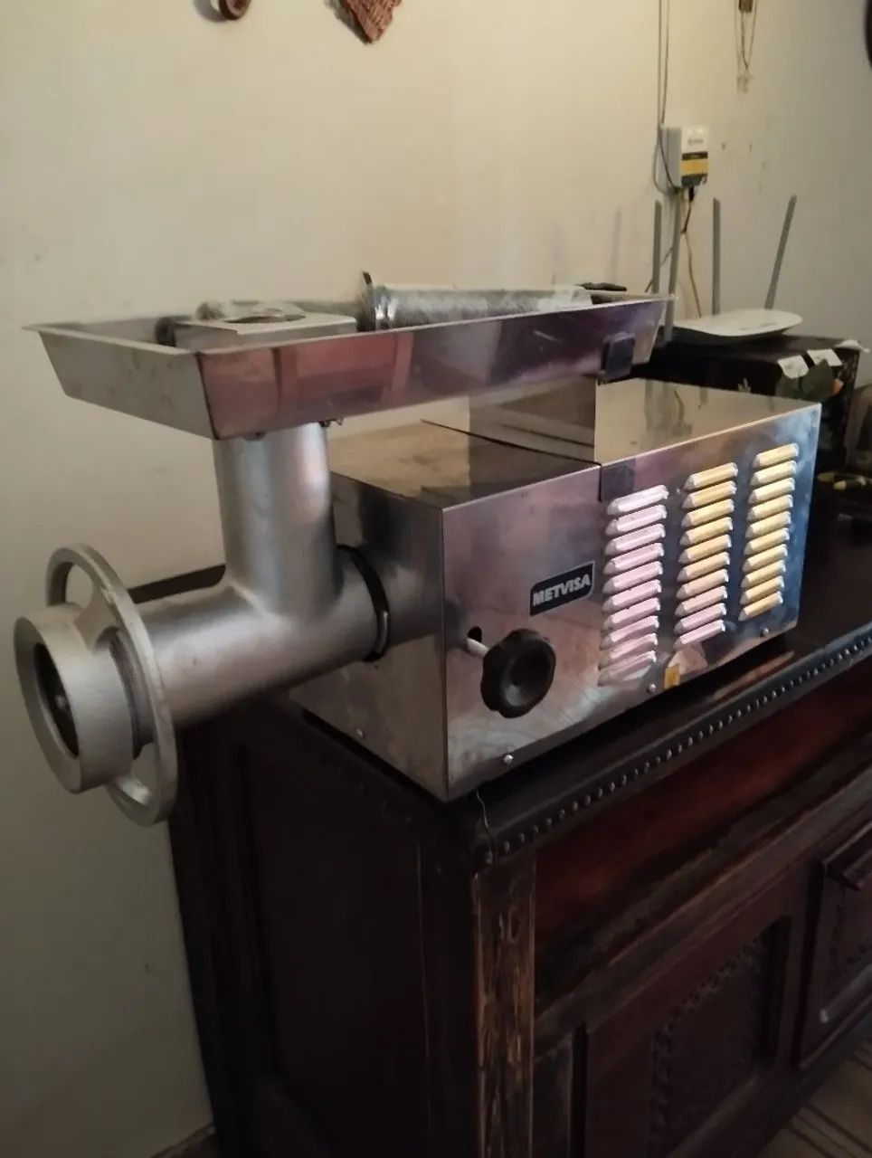 Moedor de carnes inox Metvisa  - Foto 4