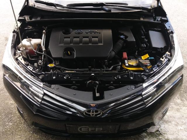 Toyota Corolla 2015 2.0 Xei Preto Flex Automatico Impecavel - Foto 7
