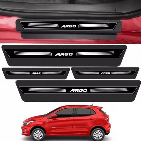 Kit 8 Peças Adesivo Soleira - Emblematech Para Todos os Modelos de Carro
