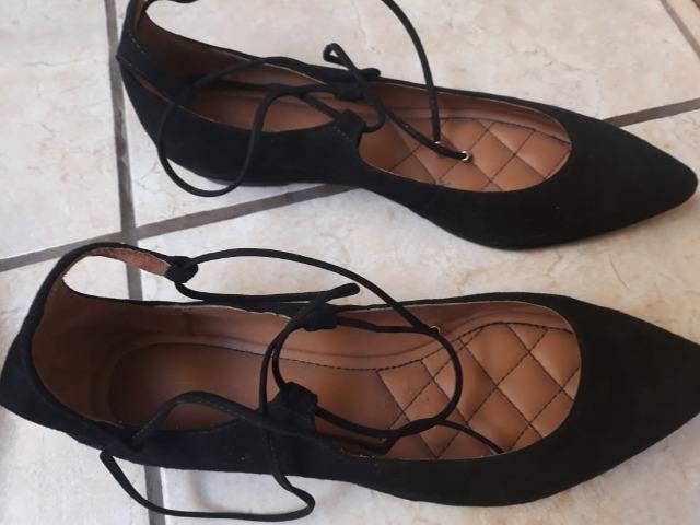 Rasteirinha preta sem uso. Nº 36 - Foto 2