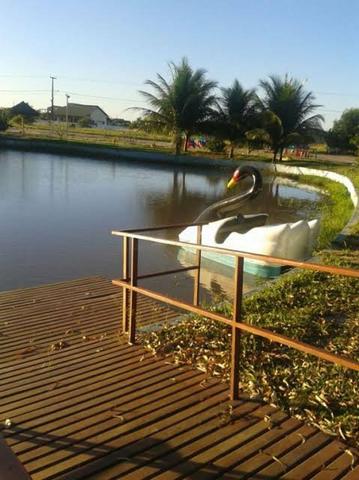 Vendo lote 15×50 m R$ 23.000,00 repasse condomínio Green ville aceito troca hilux - Foto 2