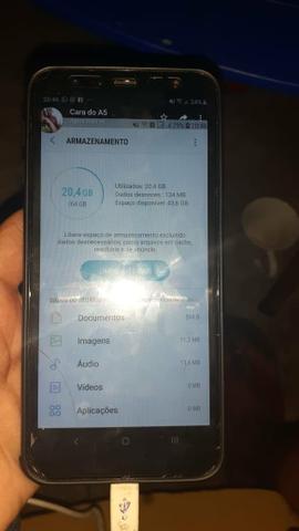 Celular J6 plus com biometria