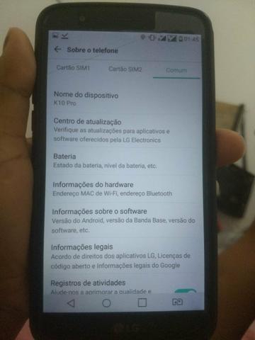 Celular Lg k10 pro com biometria e caneta ! - Foto 6
