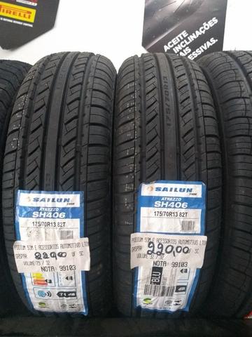Kit 2 Pneus 175/70 R13 10x s/ juros